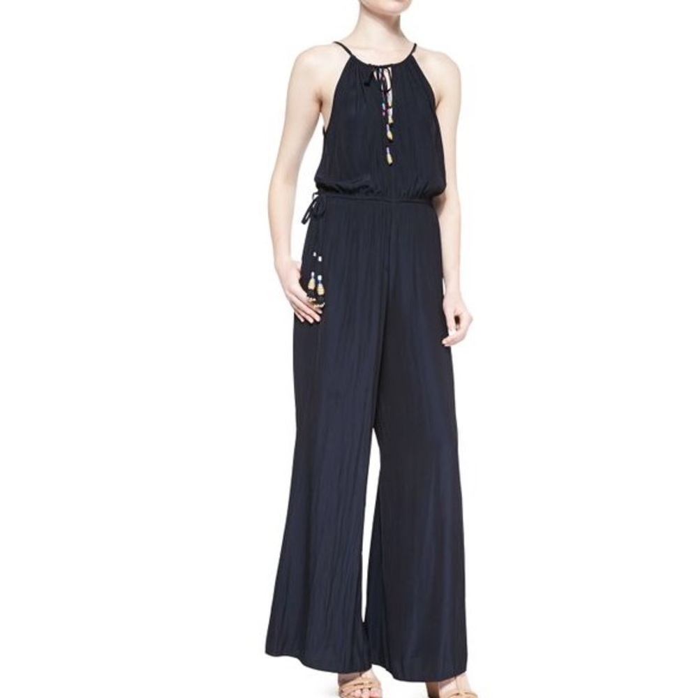 Calypso St. Barth Campina woven jumpsuit in Navy